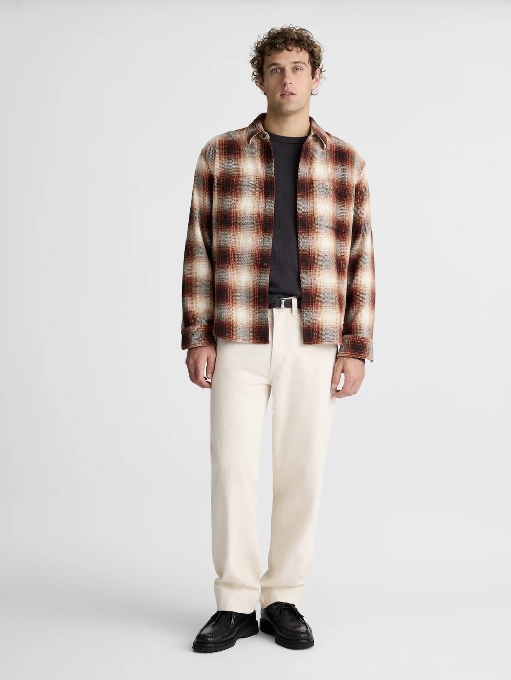 Madewell Easy Shirt in Brushed Flannel
